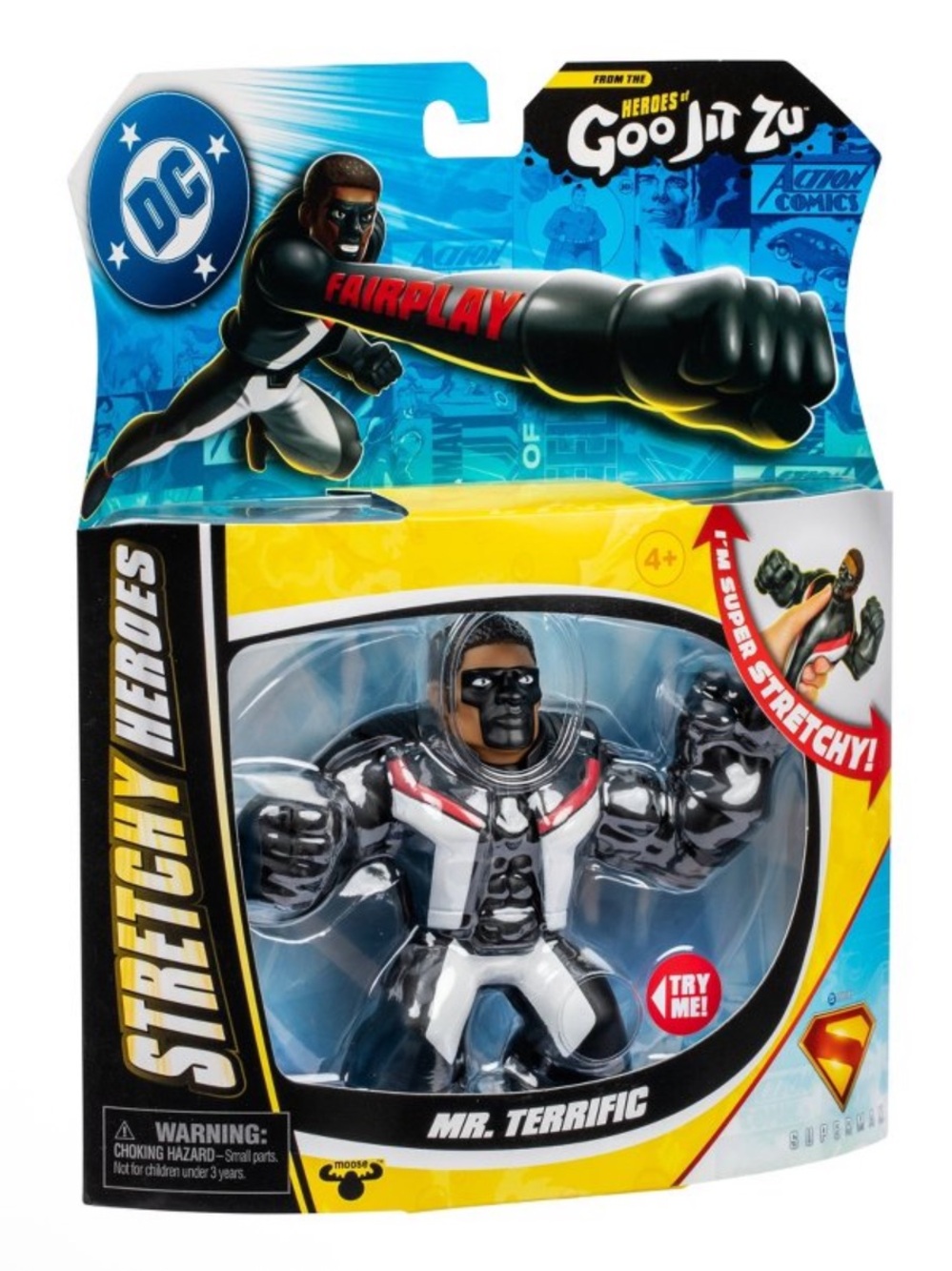 NWT Heroes of Goo‎ Jit Zu Mr. Terrific Super Stretchy Squishiest Stretchiest Toy